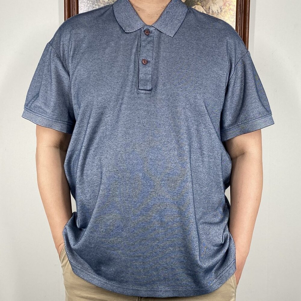 Jachs New York Polo Shirt Top Men's "XL" Blue-ish Gray Casual